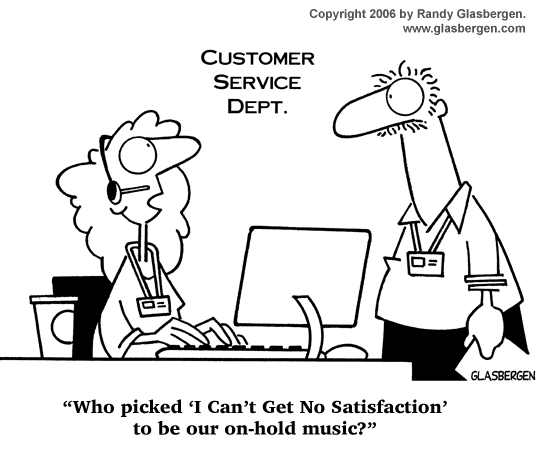 Customer service cartoons
