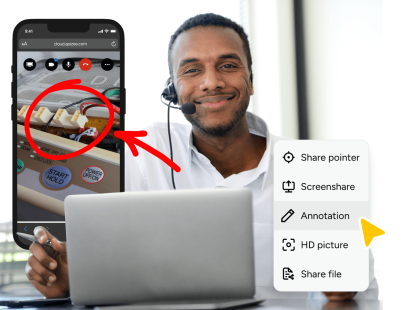 Screen annotation for