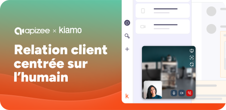 La visio-assistance Apizee disponible sur la plateforme Kiamo