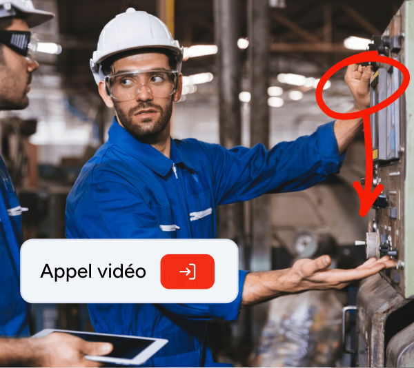 Visio-assistance pour l'industrie et la maintenance