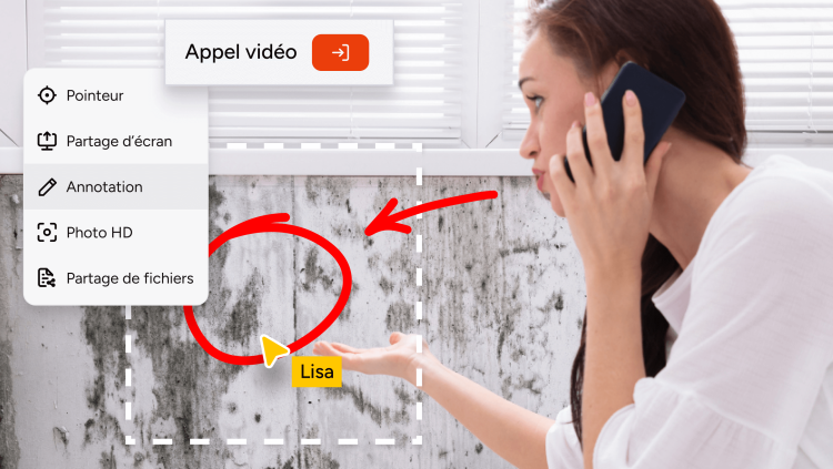 Visio-expertise pour l'assurance dommages