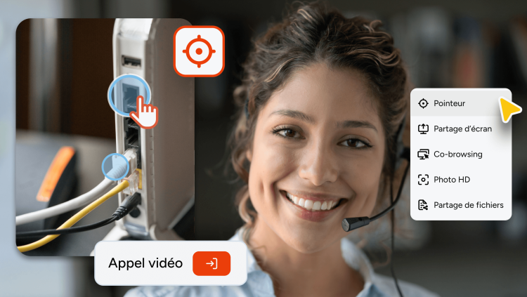 Visio-assistance pour les télécoms