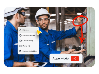 Visio-assistance pour <br>