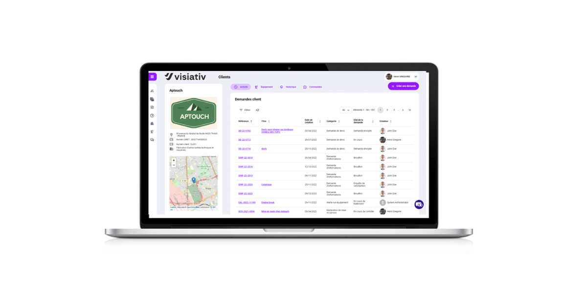 Visiativ Service Client