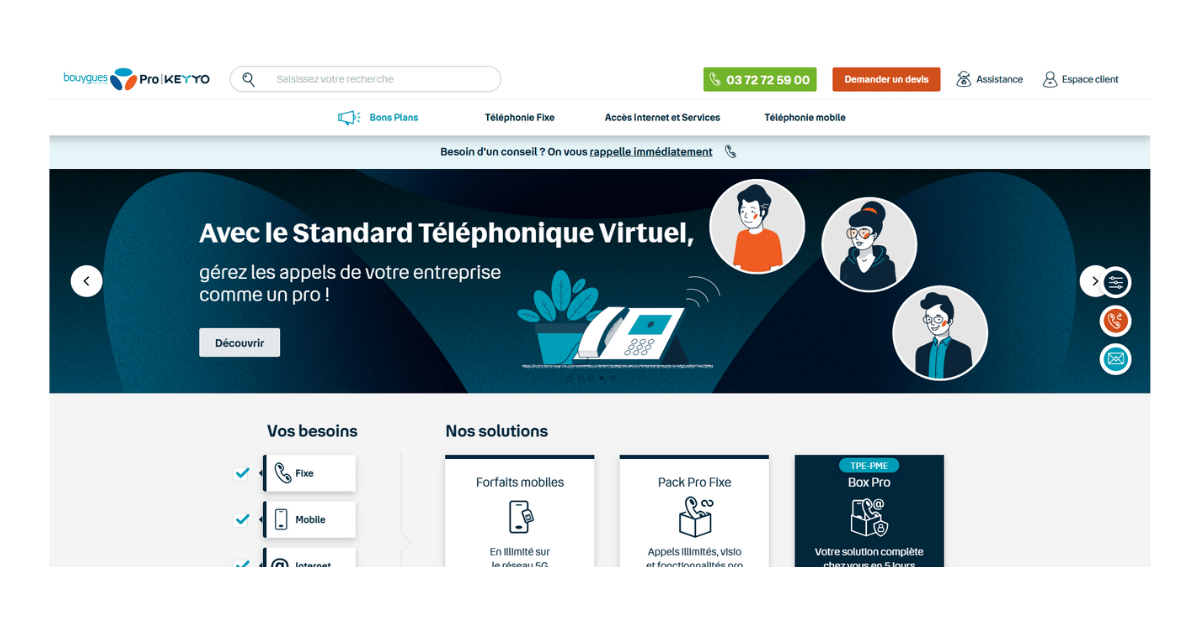 Keyyo Bouygues Telecom Pro