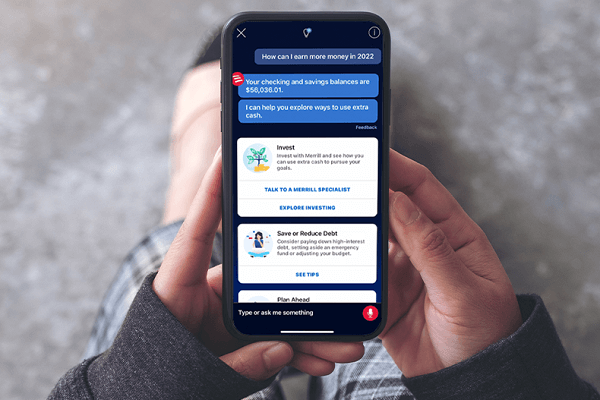 Bank of America's AI financial assistant, Erica 