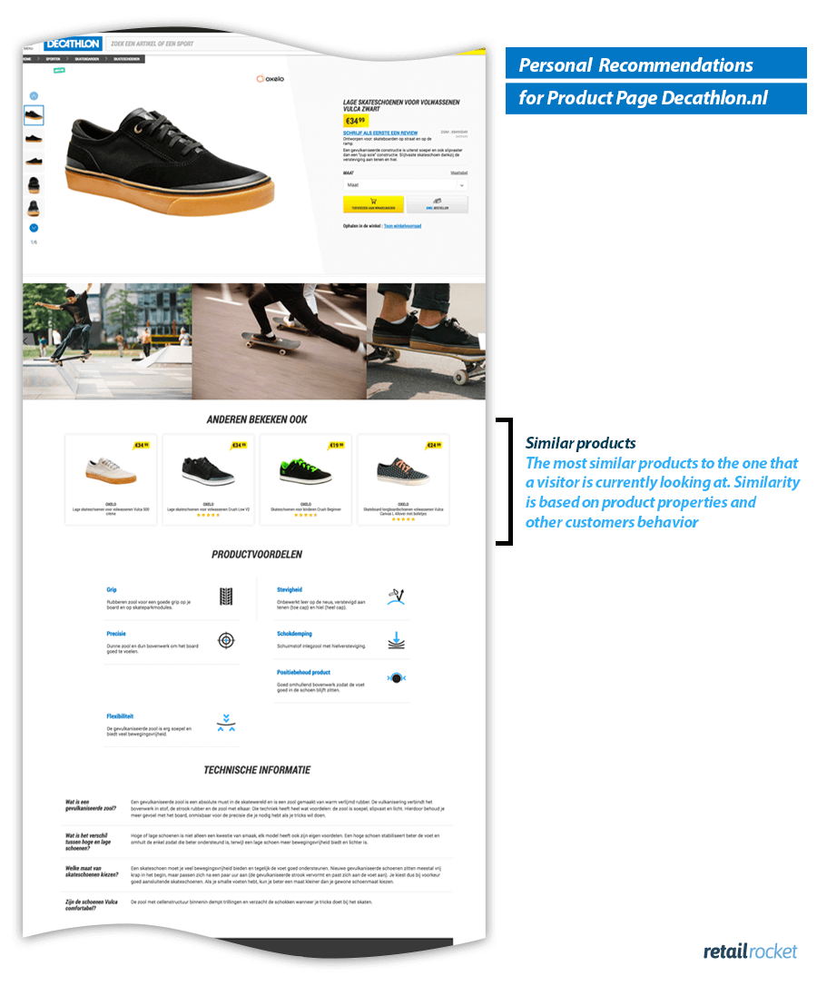 Decathlon AI product recommendations 