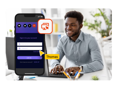 Mobile Screen Sharing for