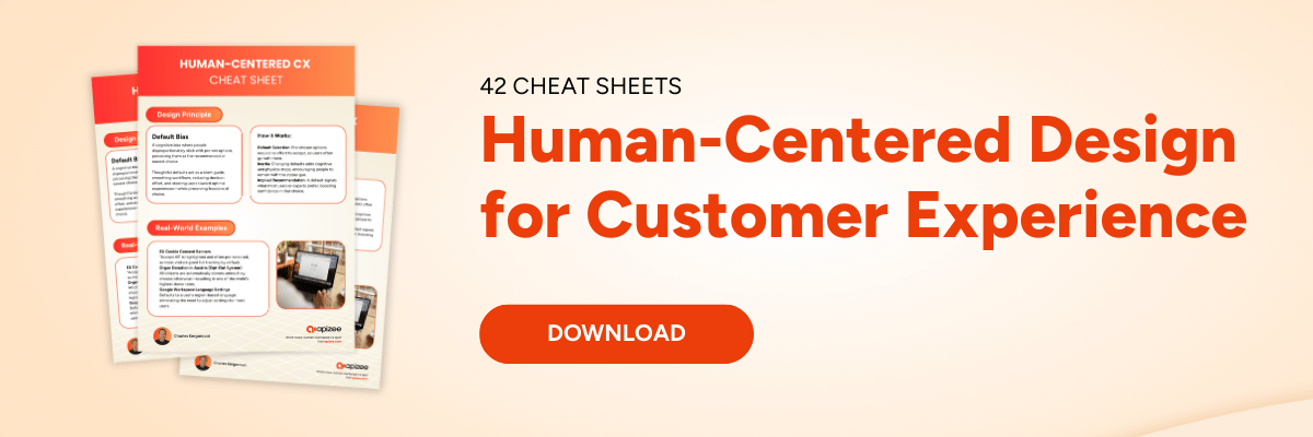 Cheat sheets Human-Centered Design for CX