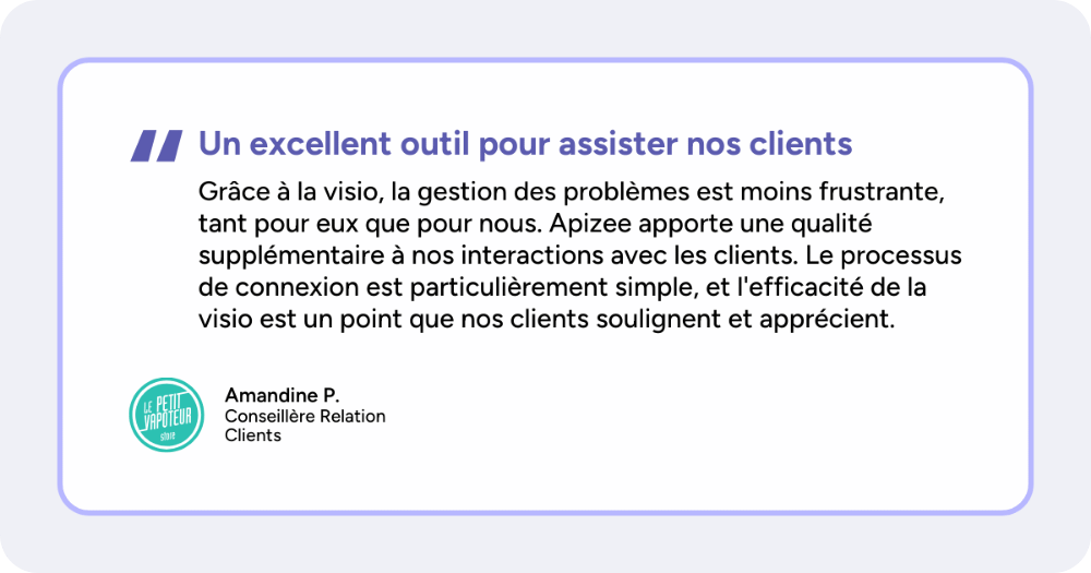 T&eacute;moignage Le Petit Vapoteur sur Apizee