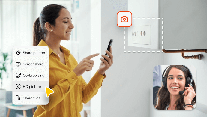 Remote visual support for Housing Associations