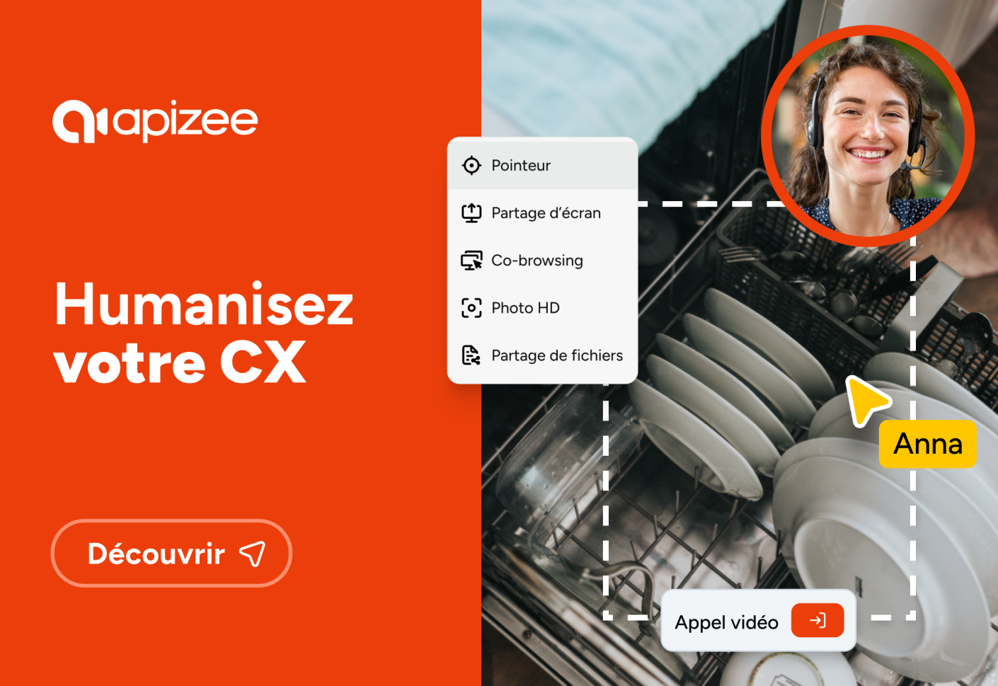 Visio-assistance Apizee