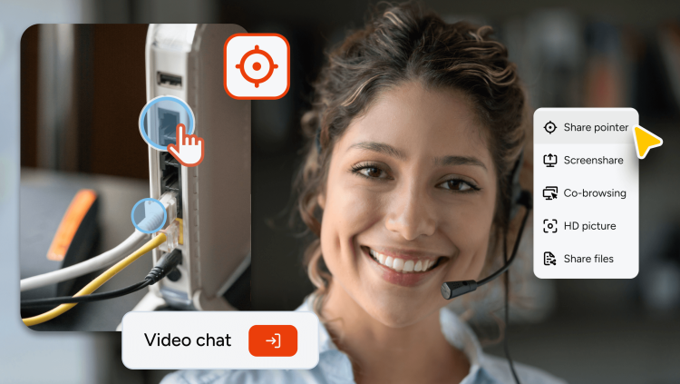 Remote visual support for Telecom