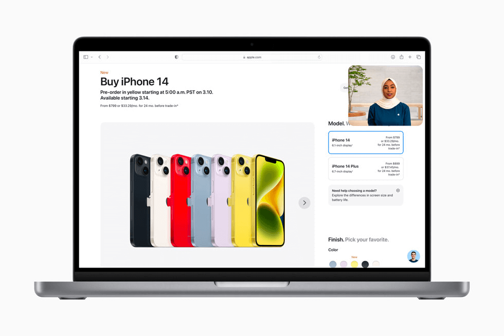 Apple&rsquo;s &ldquo;Shop with a Specialist&rdquo; feature