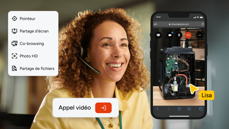 Solution de visio pour le retail