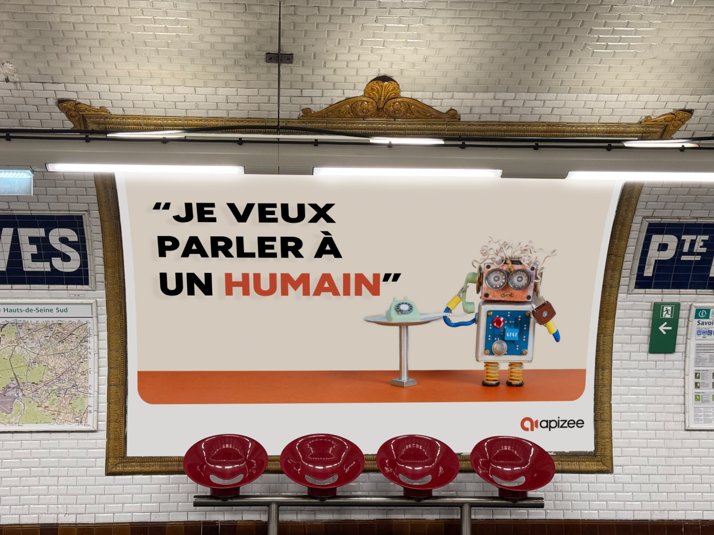 Campagne Apizee m&eacute;tro