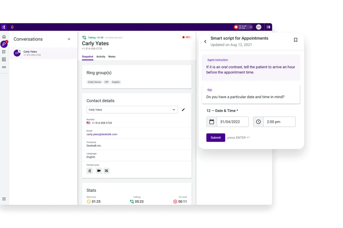 L'outil Copilot de Talkdesk aliment&eacute; par l'IA