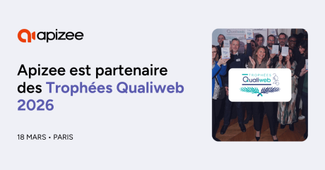 Apizee est partenaire des Trophées Qualiweb 2026