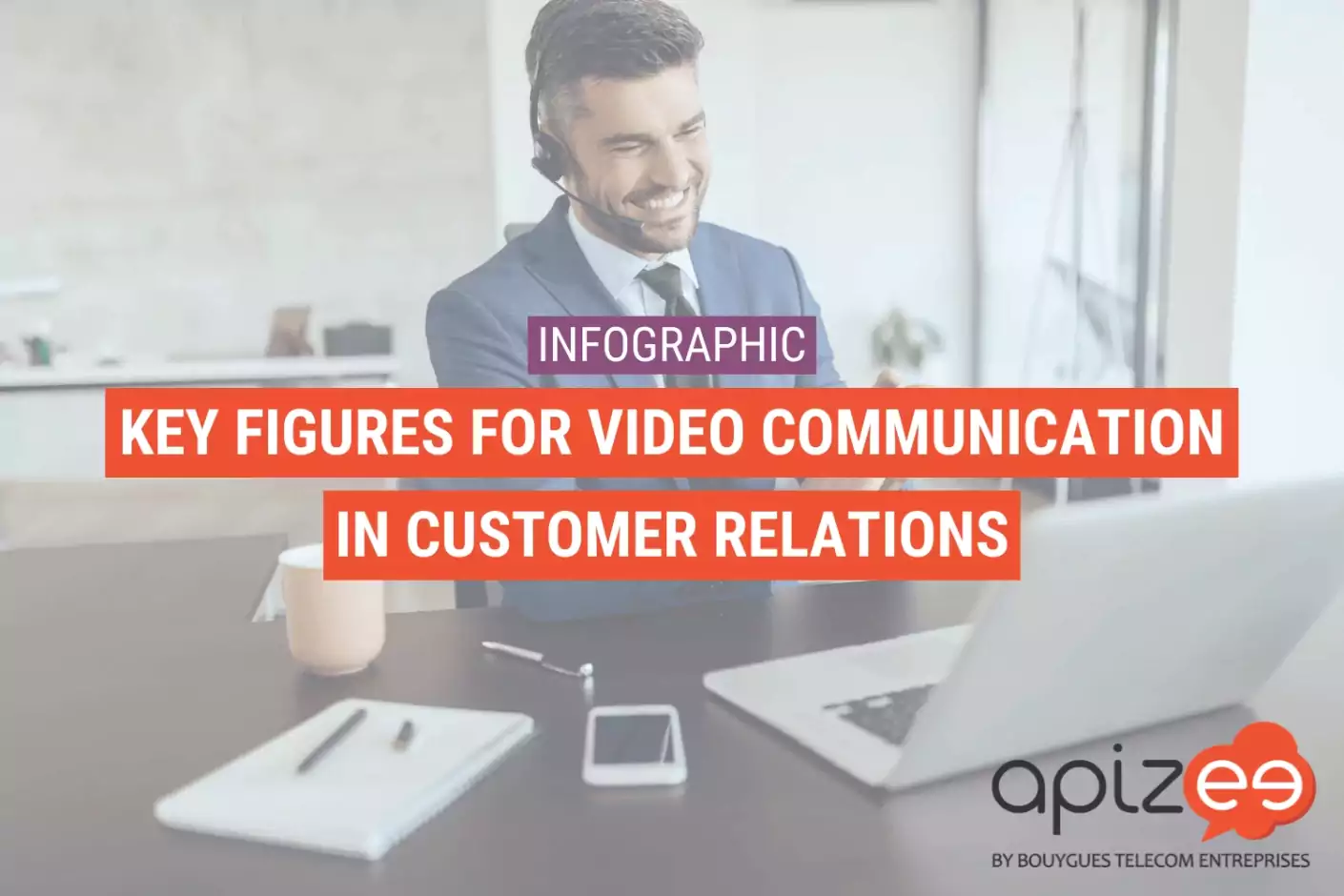 Infographic video communication in customer relations