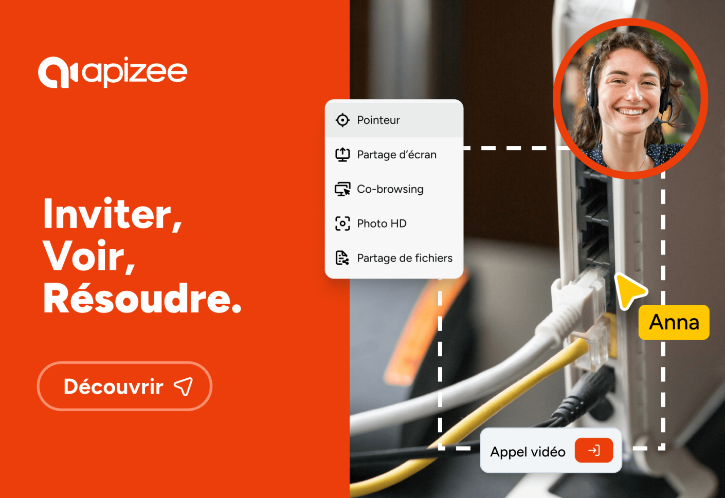 Visio-assistance Apizee