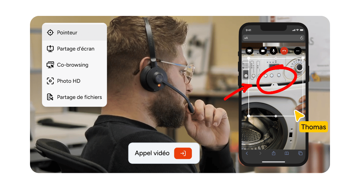 Visio-assistance Apizee SAV
